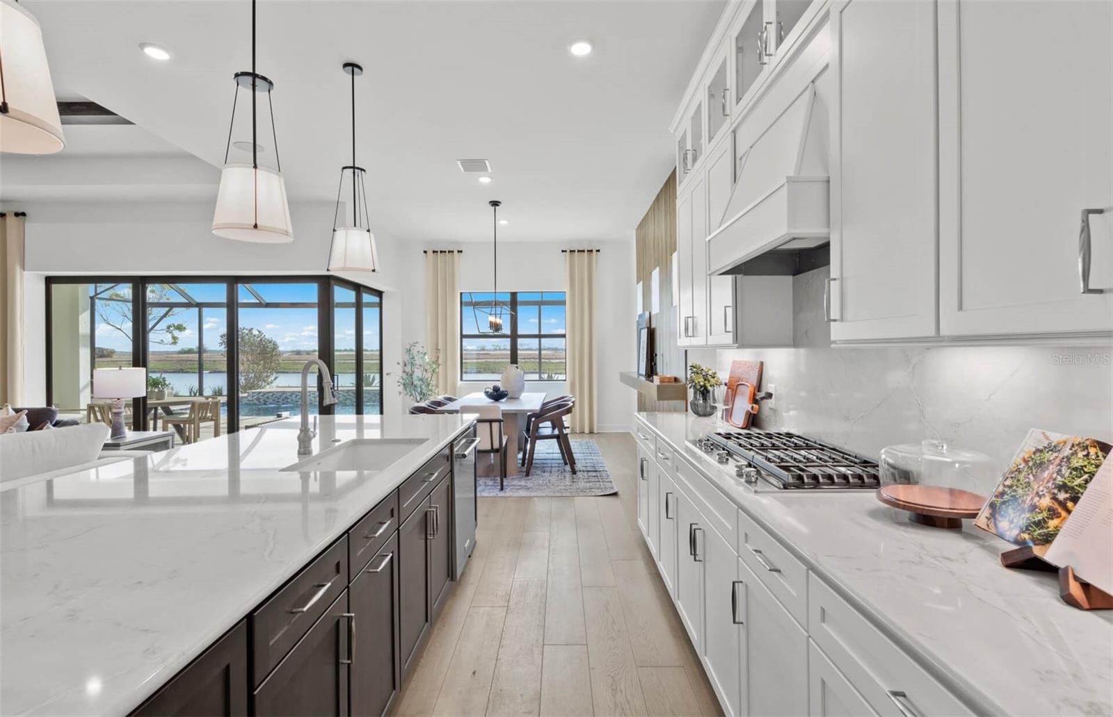 Photos depict staged model home.