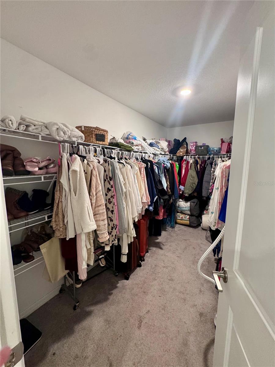 Primary closet