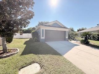 Front of home/left side