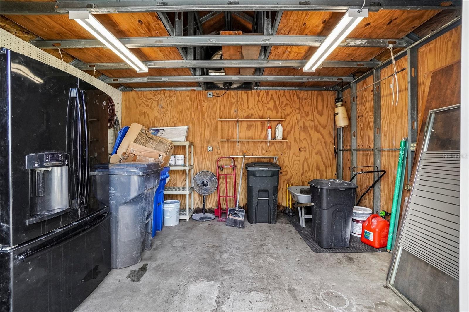 Inside Shed