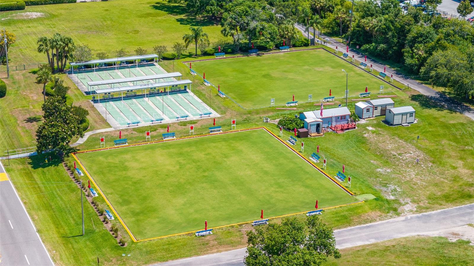 2 Bowling Greens and SHuffleboard