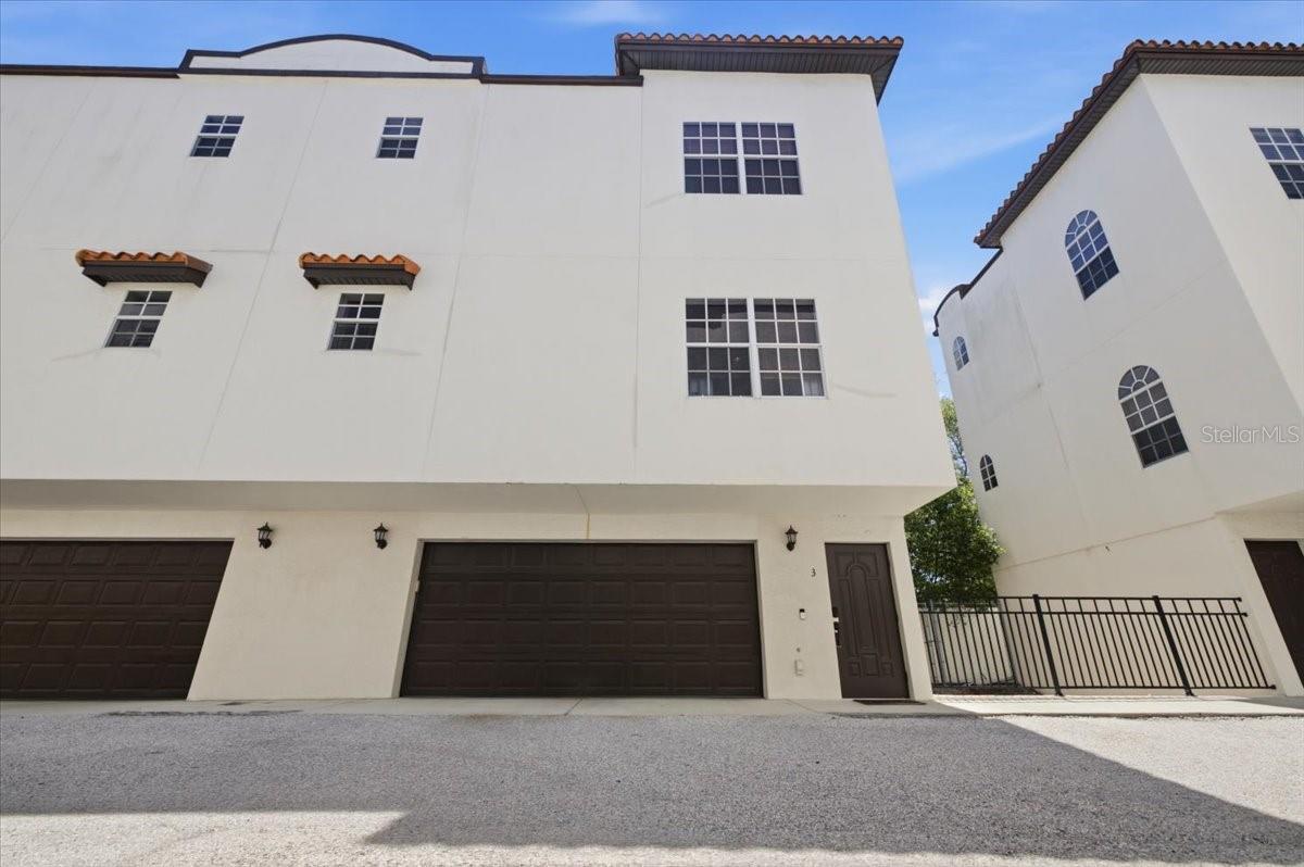 Garage on main level, END CORNER UNIT.