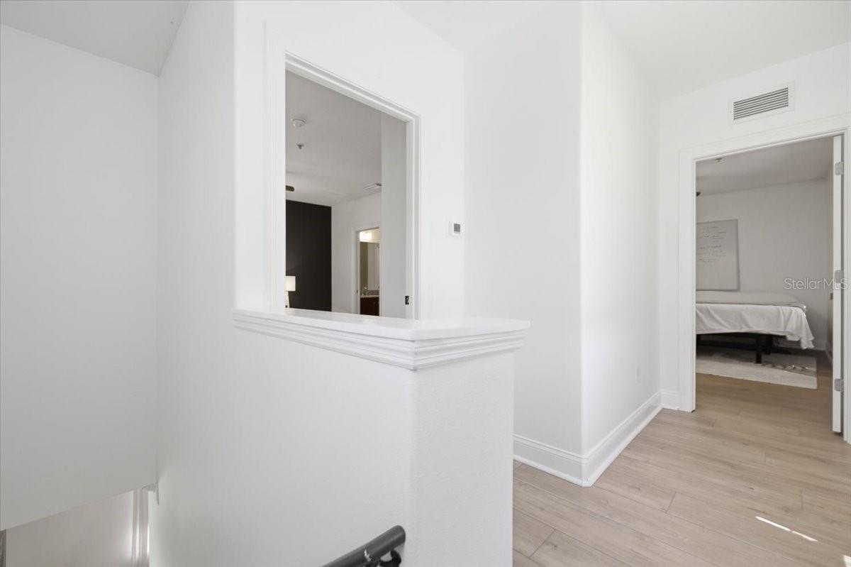 Upstairs, 2 bedrooms with their OWN en suite bathrooms.