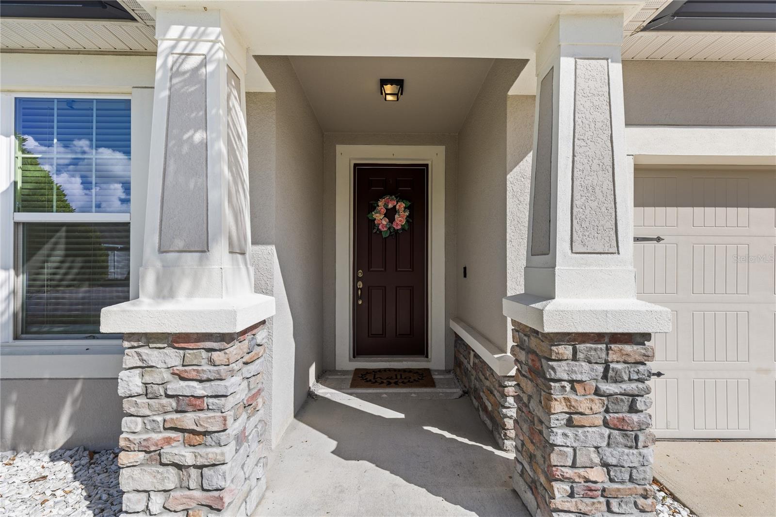 Front door of home
