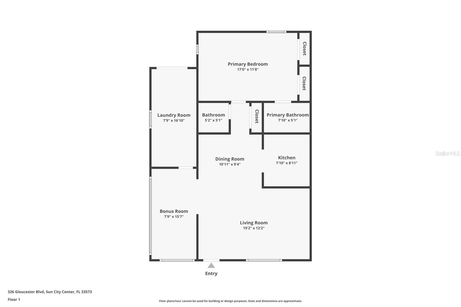 326 GLOUCESTER BOULEVARD, #326, Sun City Center, FL 33573