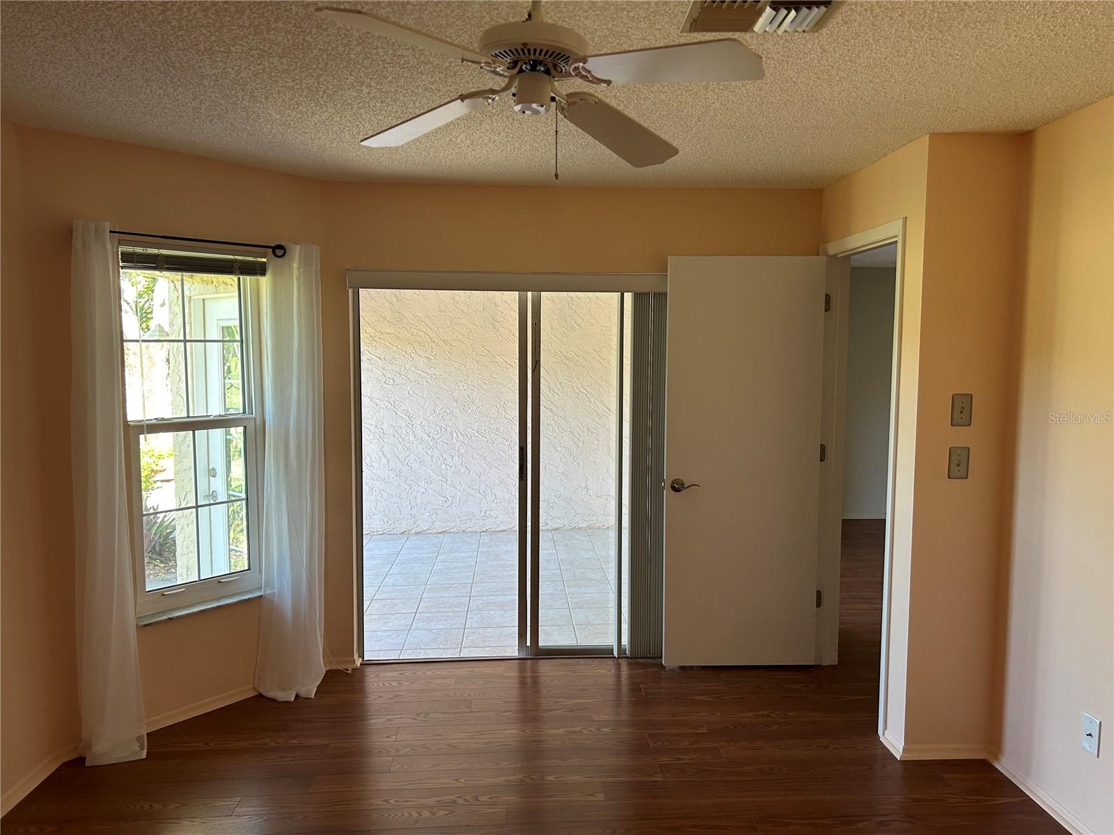 Slider off Master to Sunroom