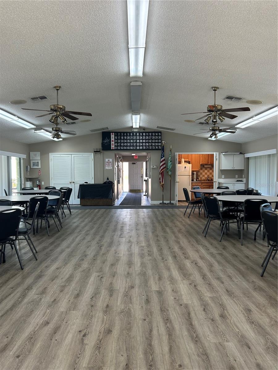Clubhouse from the main entrance