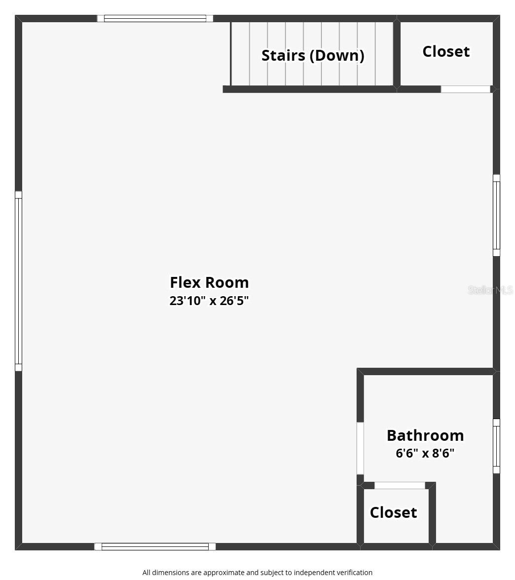 2nd Floor Plan - Bomus Room w/ Bathroom