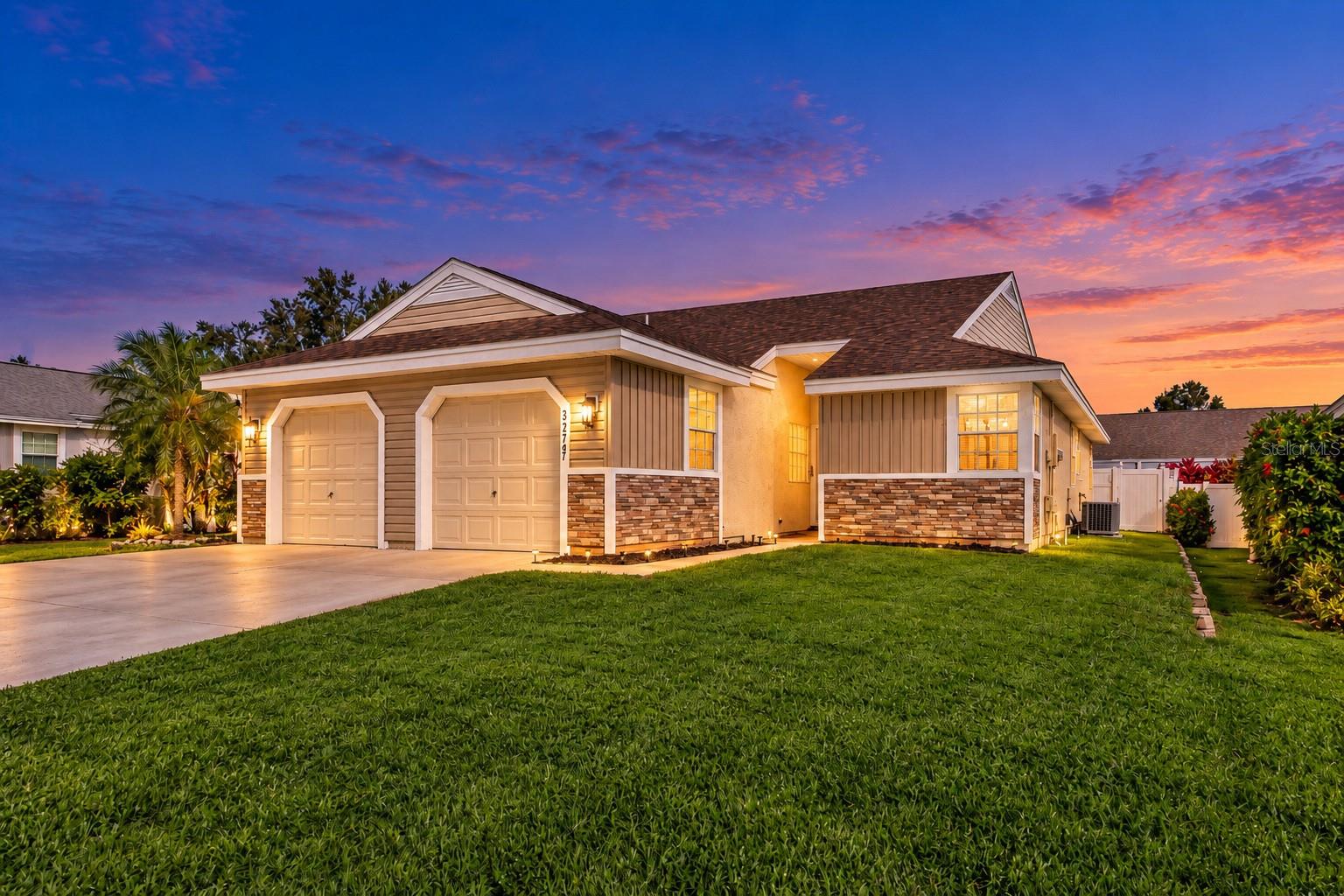 Exterior twilight. Exterior twilight.