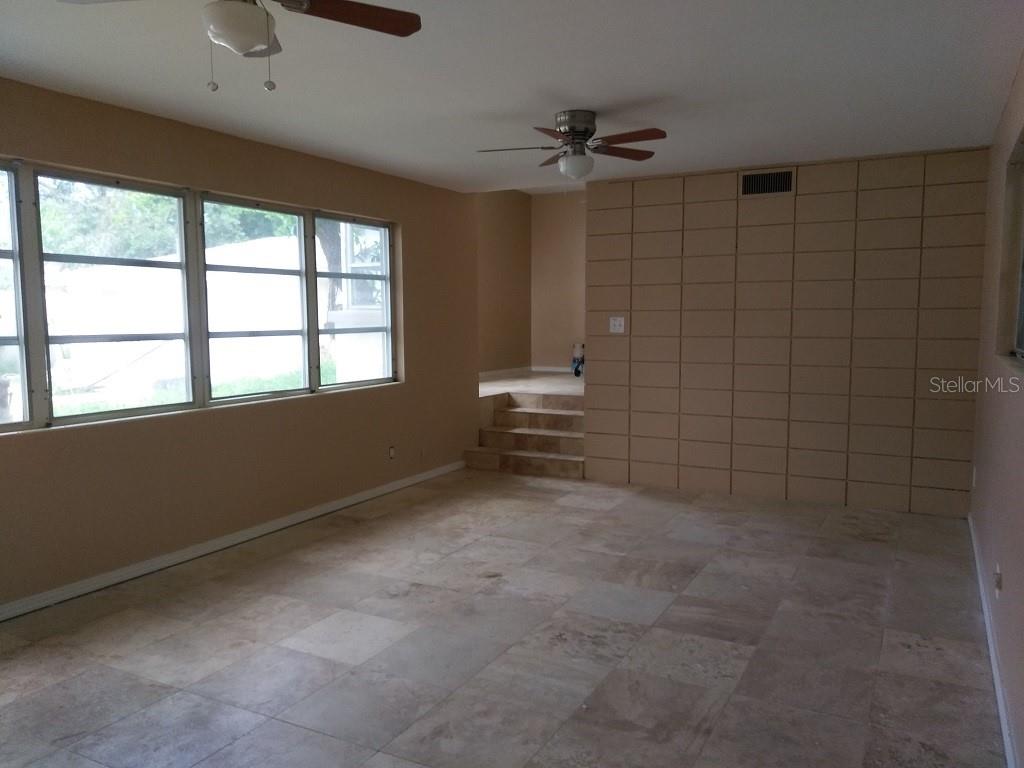 Living room looking towards kitchen