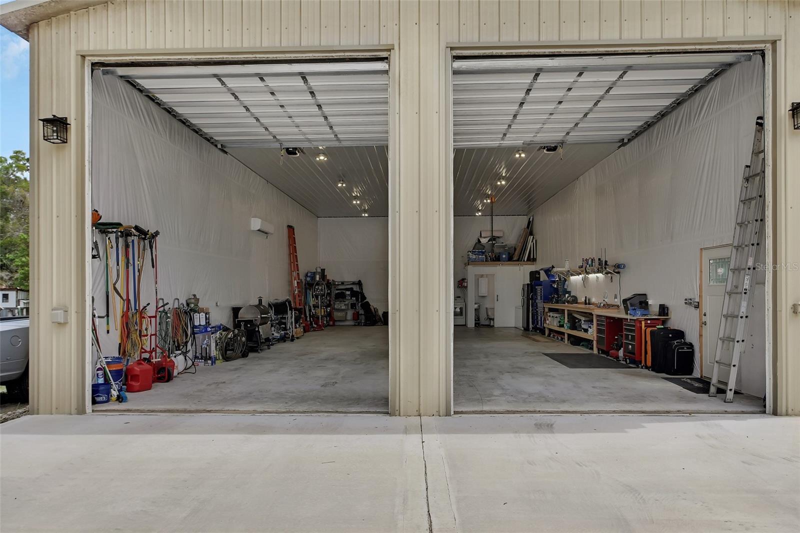 doors on outbuilding