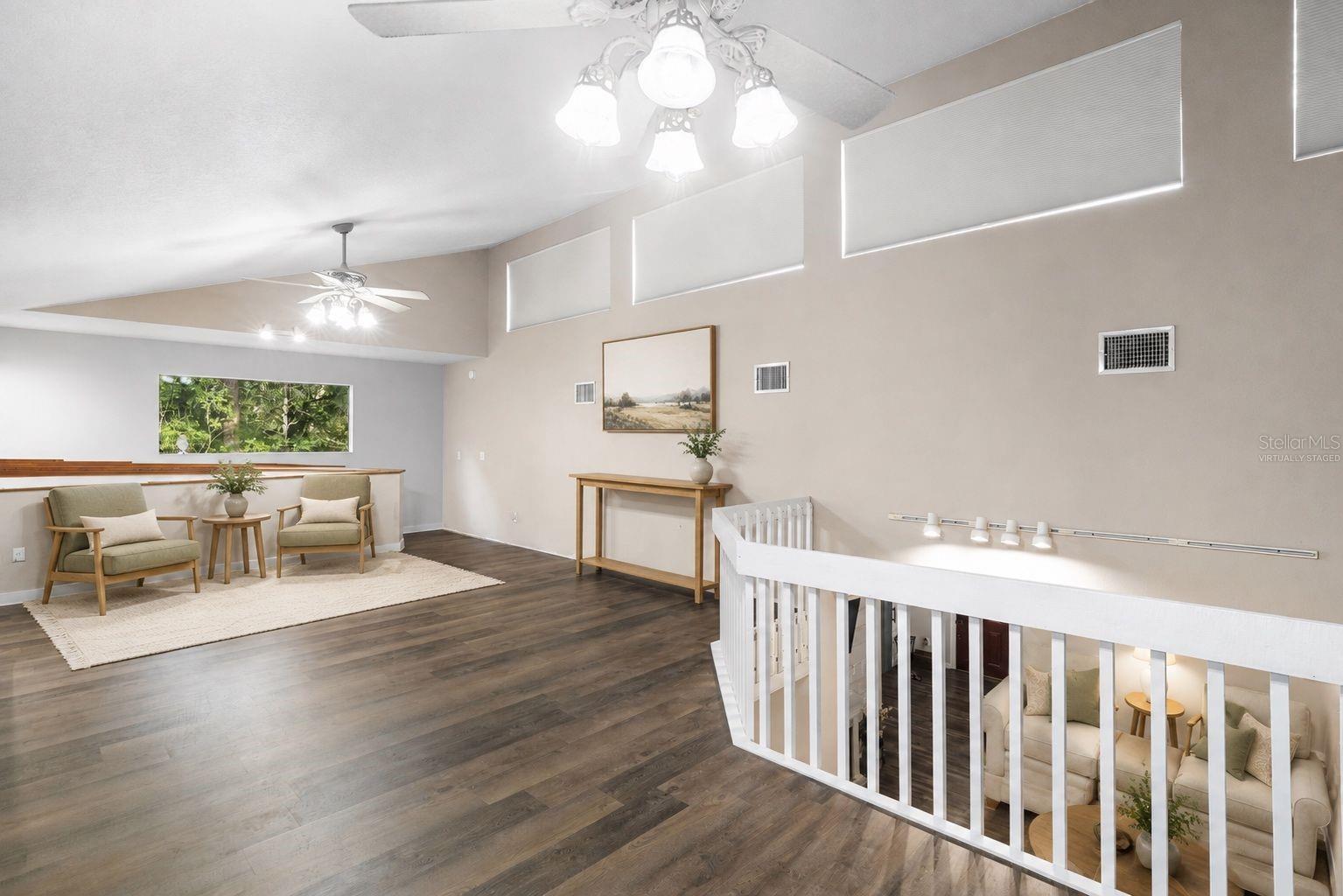 Virtually Staged Loft Space