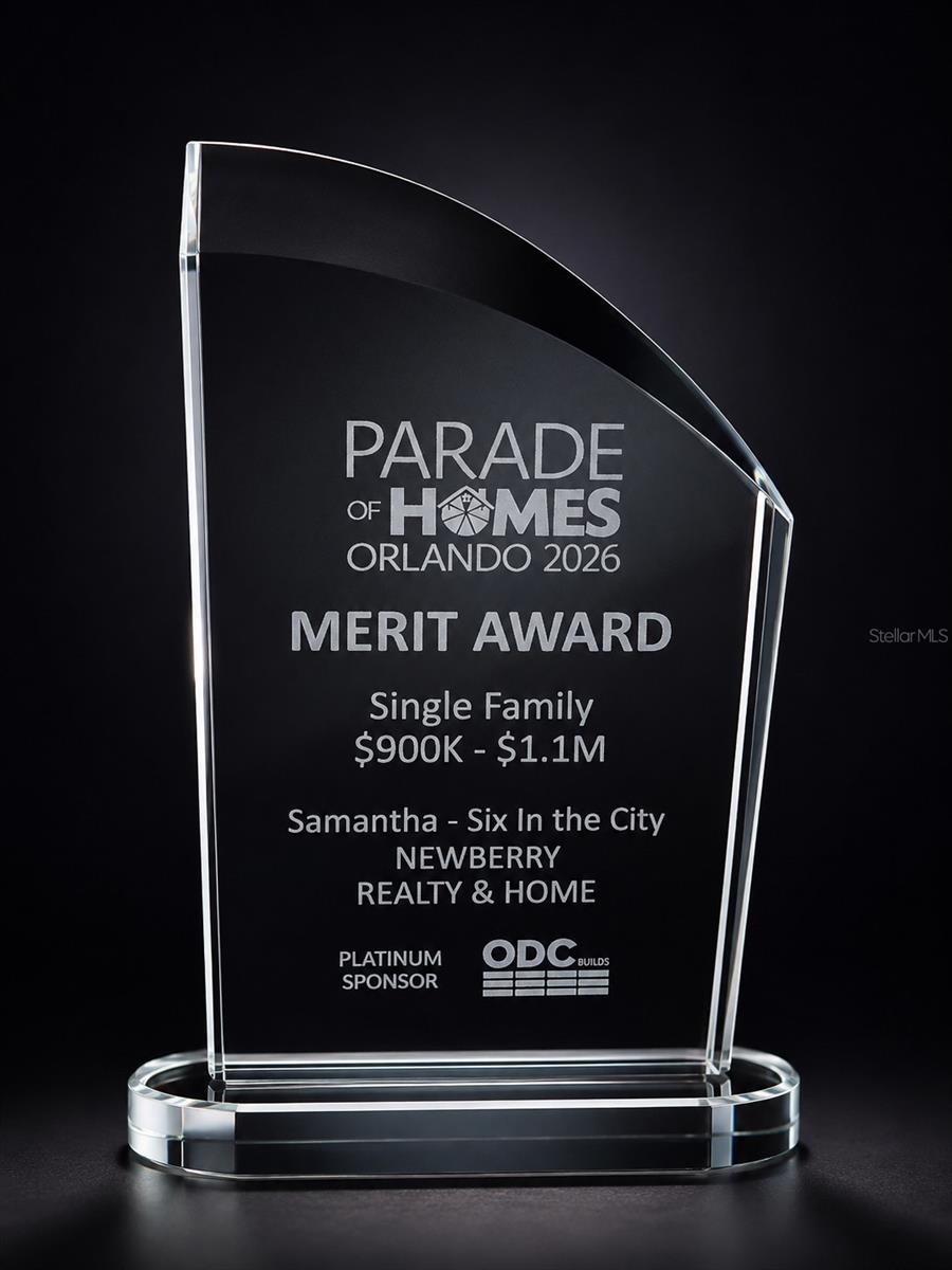 Orlando Parade of Homes 2026 Award