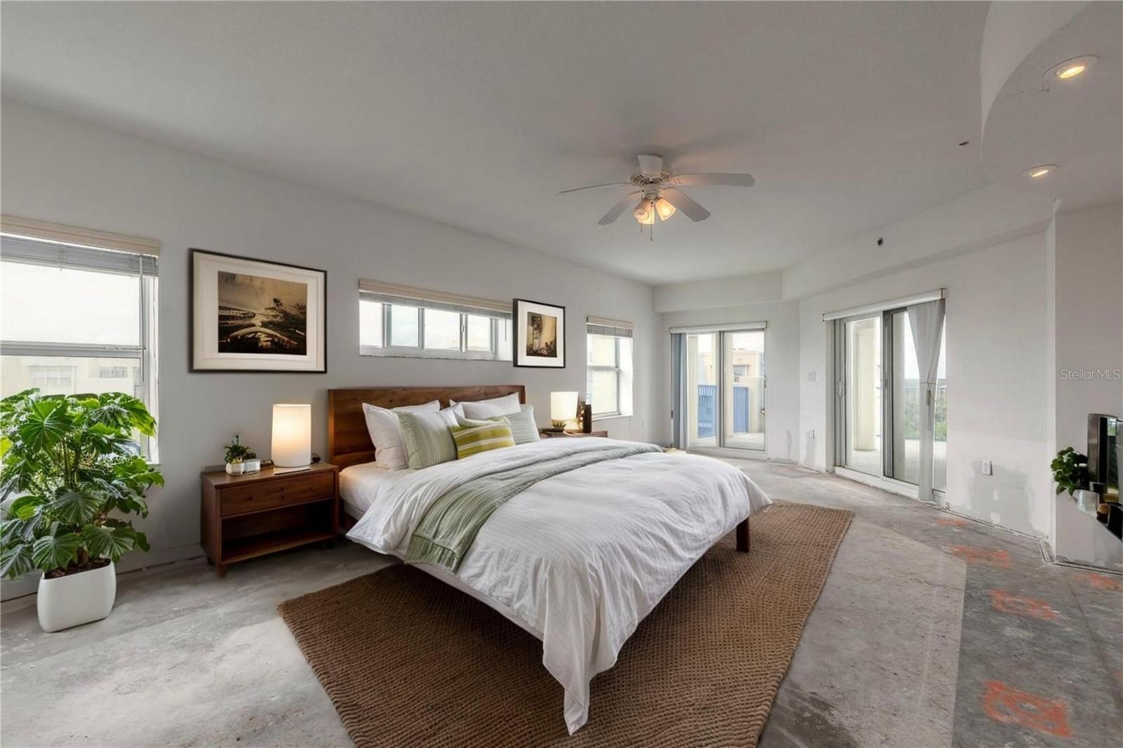 Virt Staged Primary Bedroom