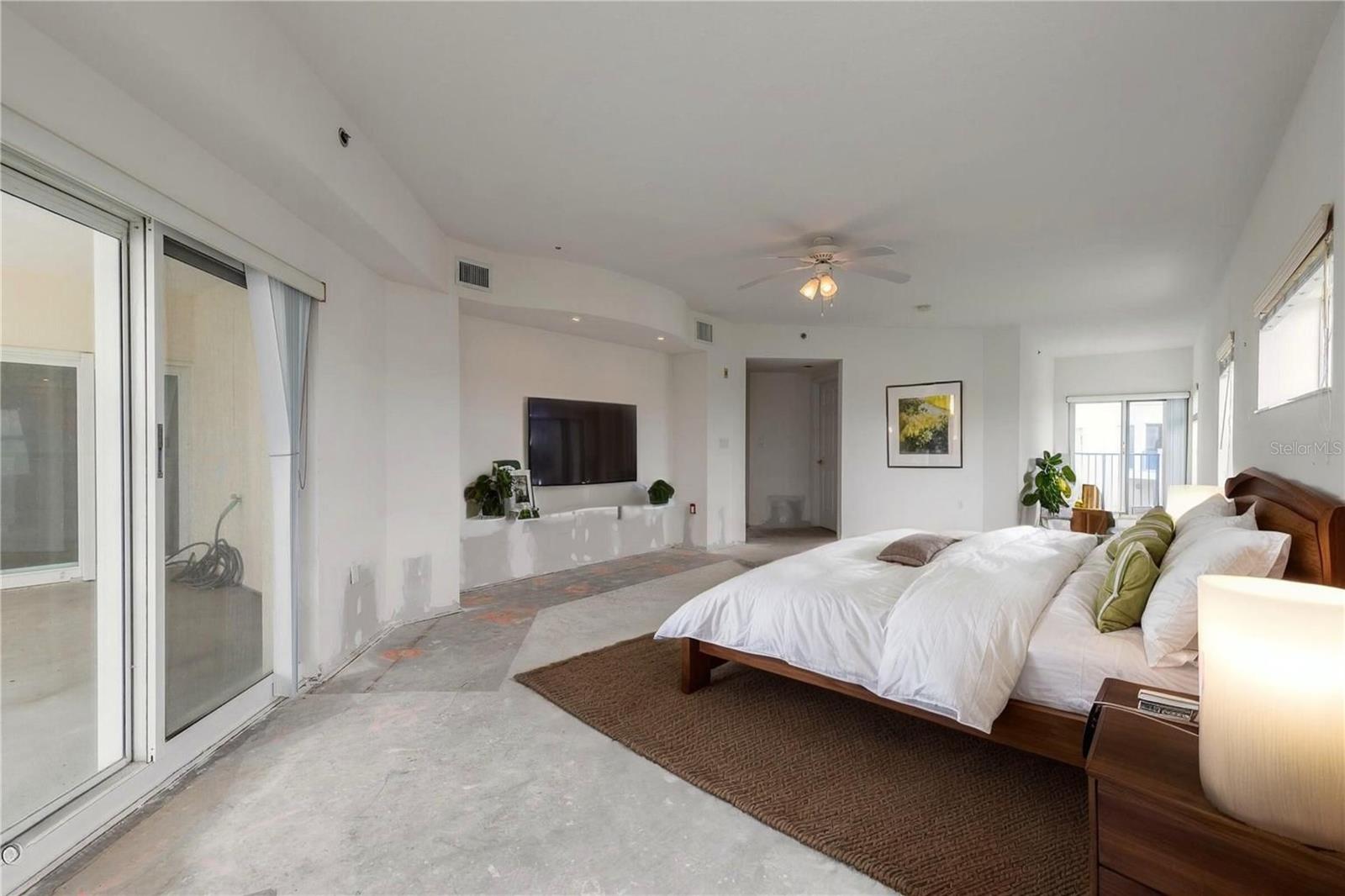 Virt Staged Primary Bedroom