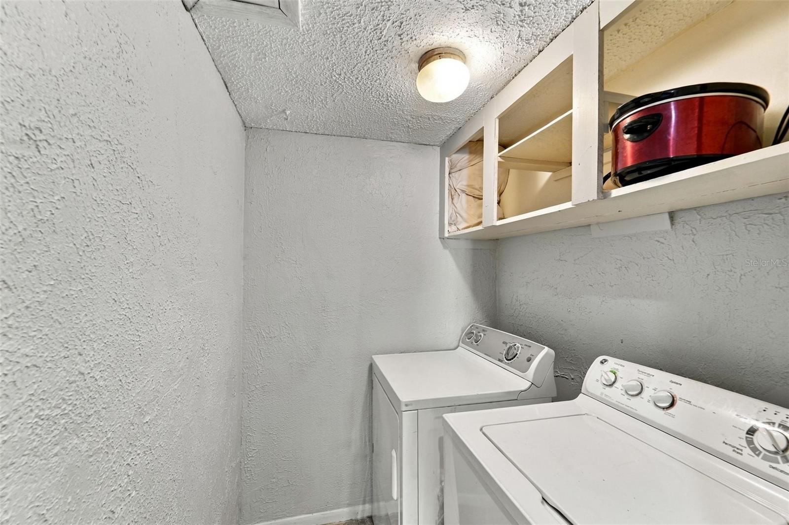 Inside laundry! Washer and Dryer Included.