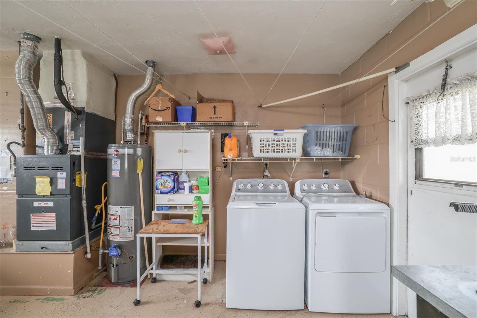 Garage Laundry Area