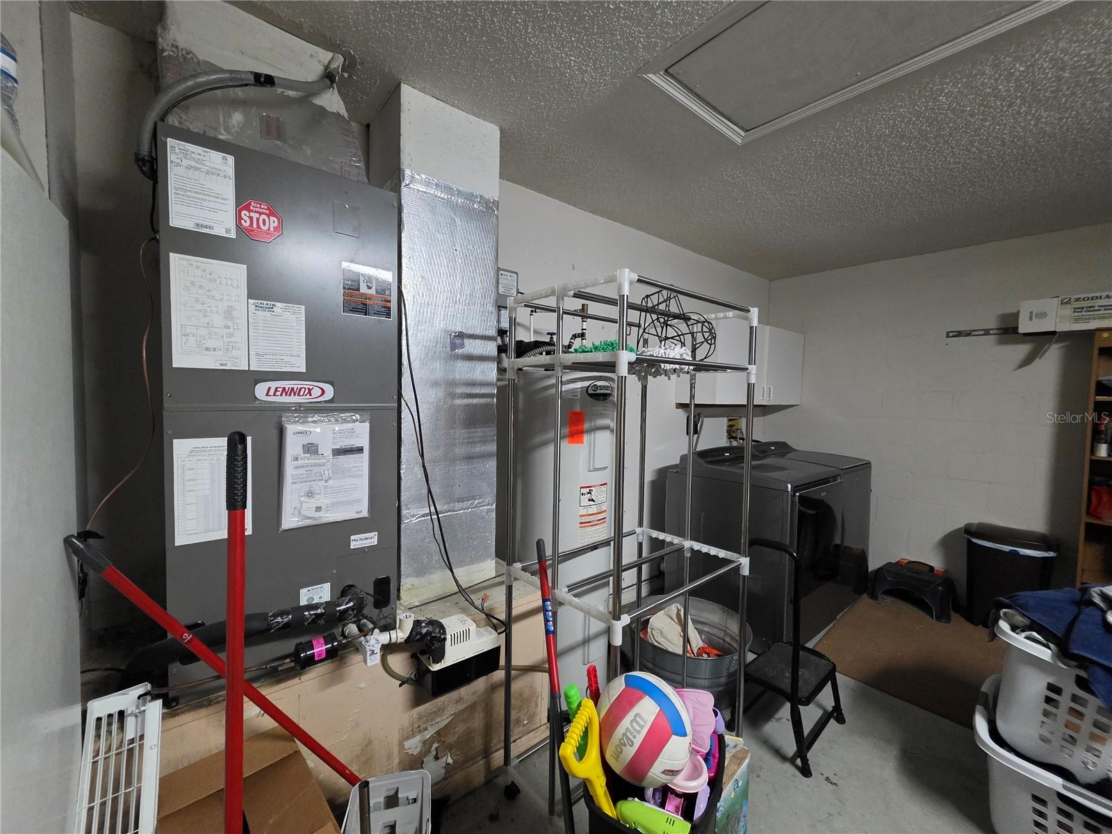 Utility/Laundry Space in Garage