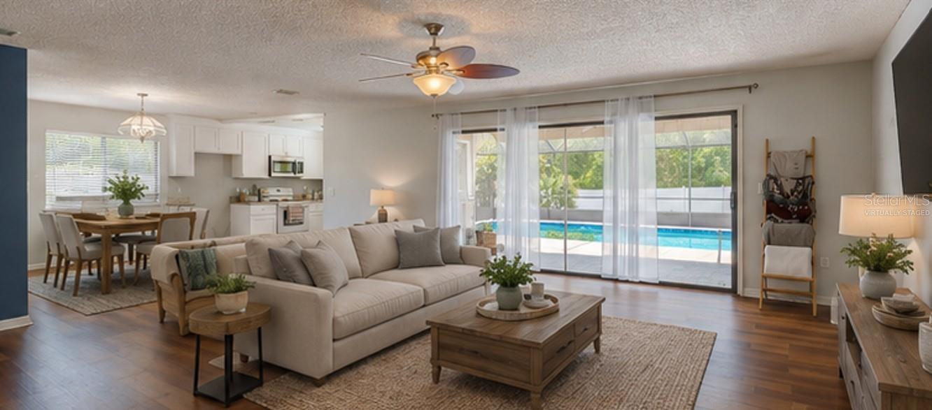 Virtually Staged Great Room