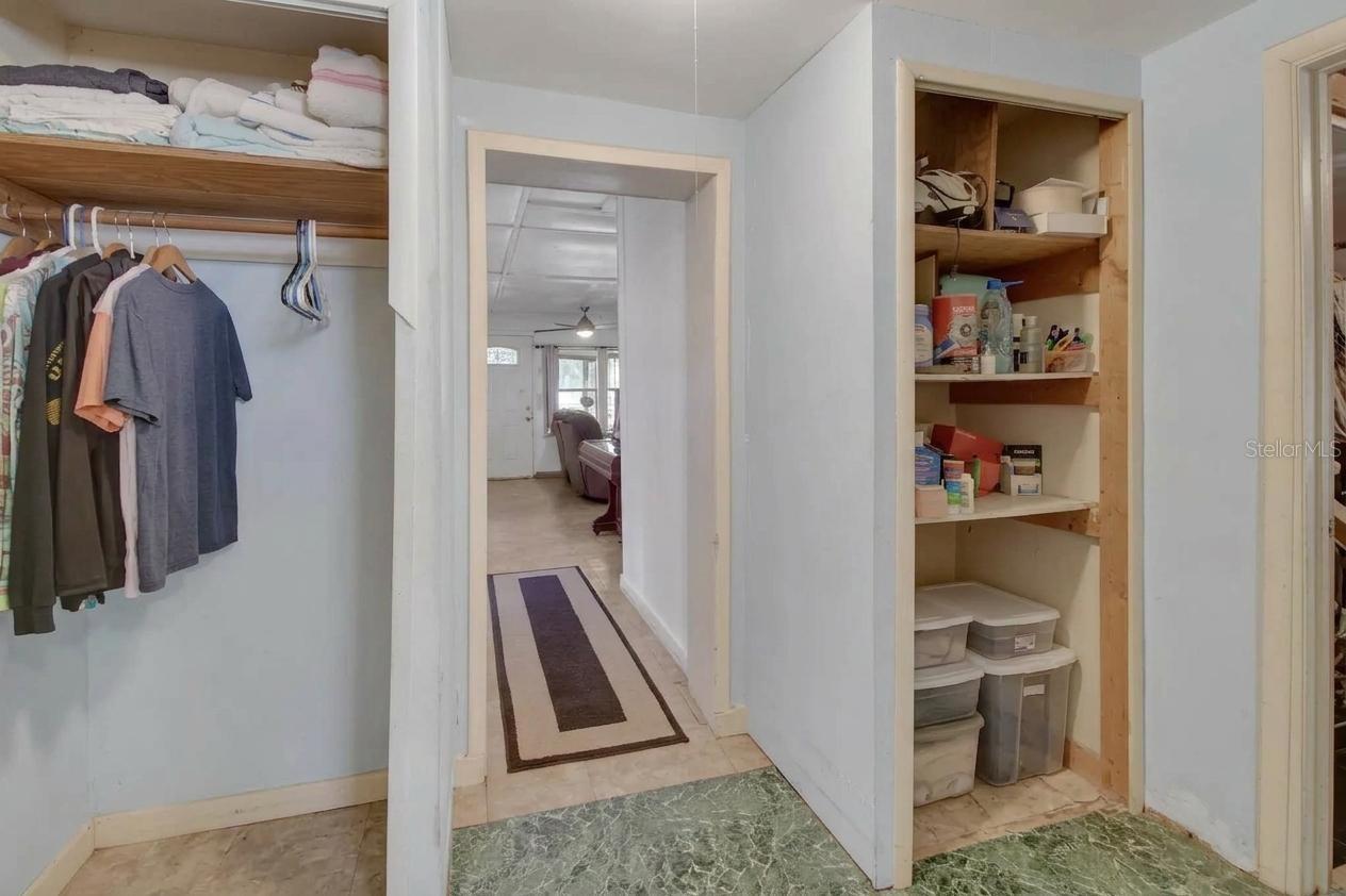 Virtually modified hallway
