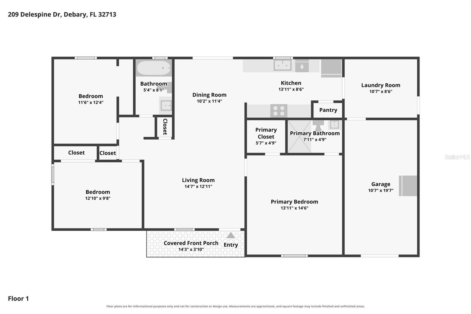 209 DELESPINE DRIVE, Debary, FL 32713