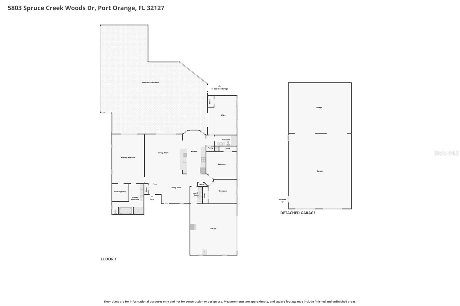 5803 SPRUCE CREEK WOODS DRIVE, Port Orange, FL 32127