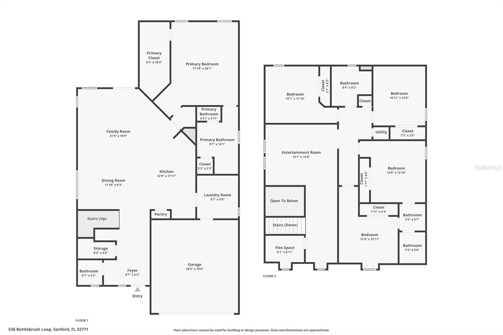536 BOTTLEBRUSH LOOP, Sanford, FL 32771