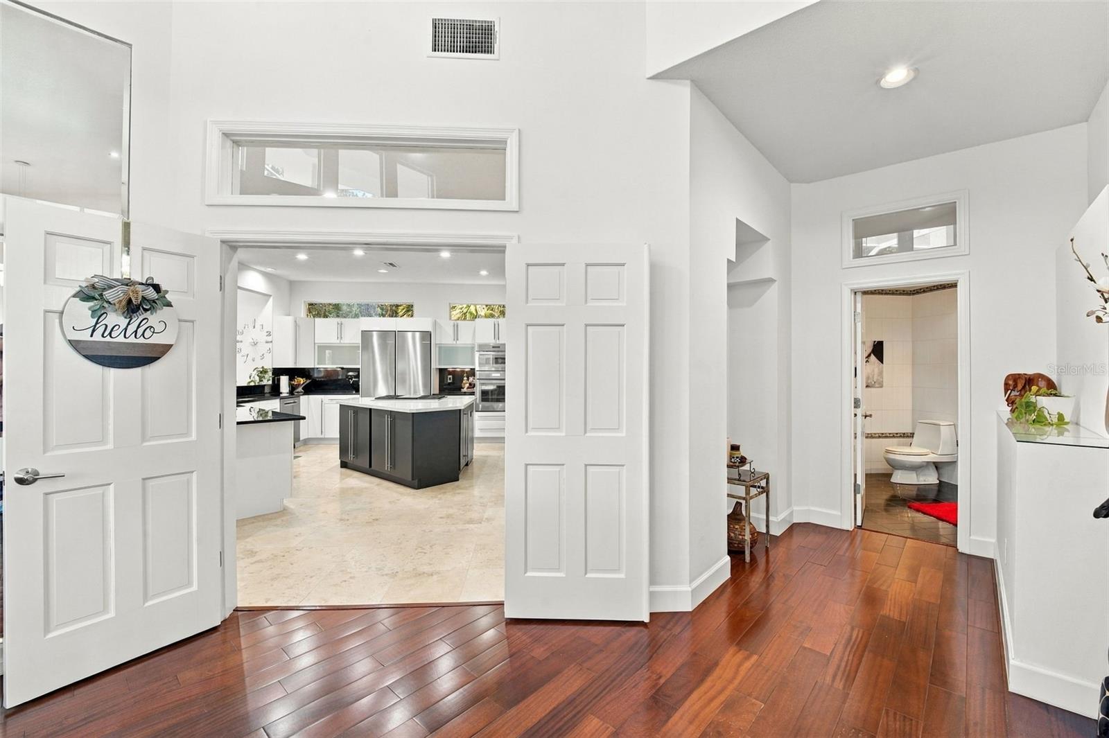 1/2 BATH OFF KITCHEN