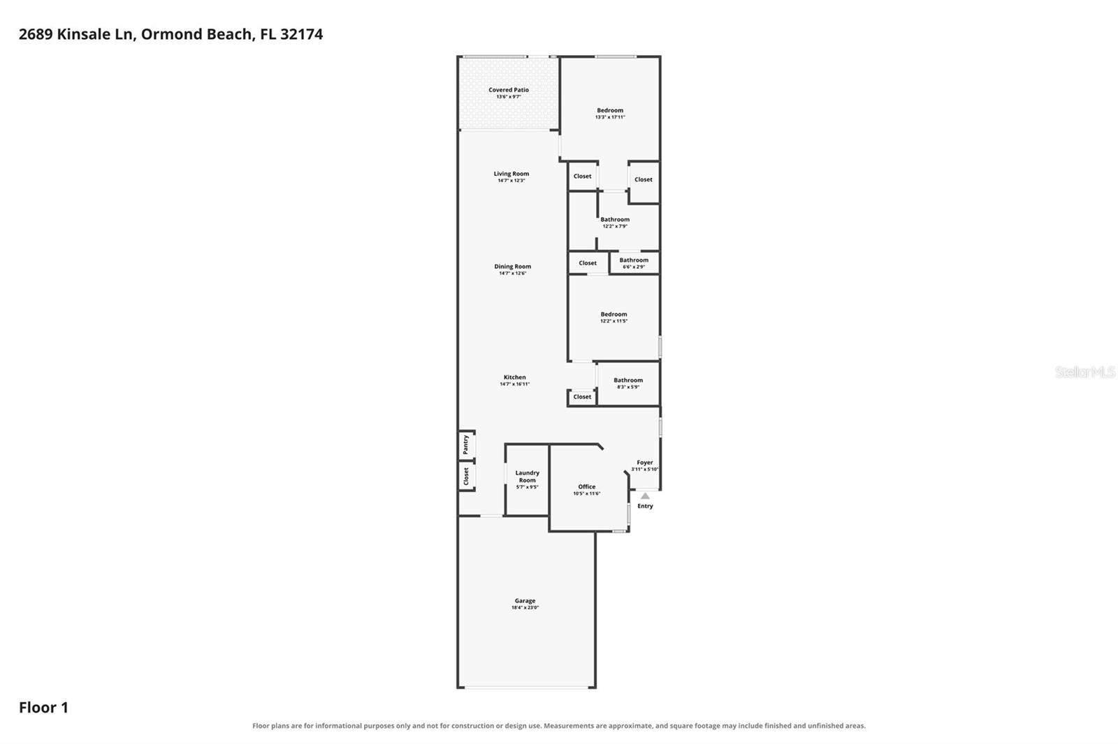 2689 KINSALE LANE, Ormond Beach, FL 32174