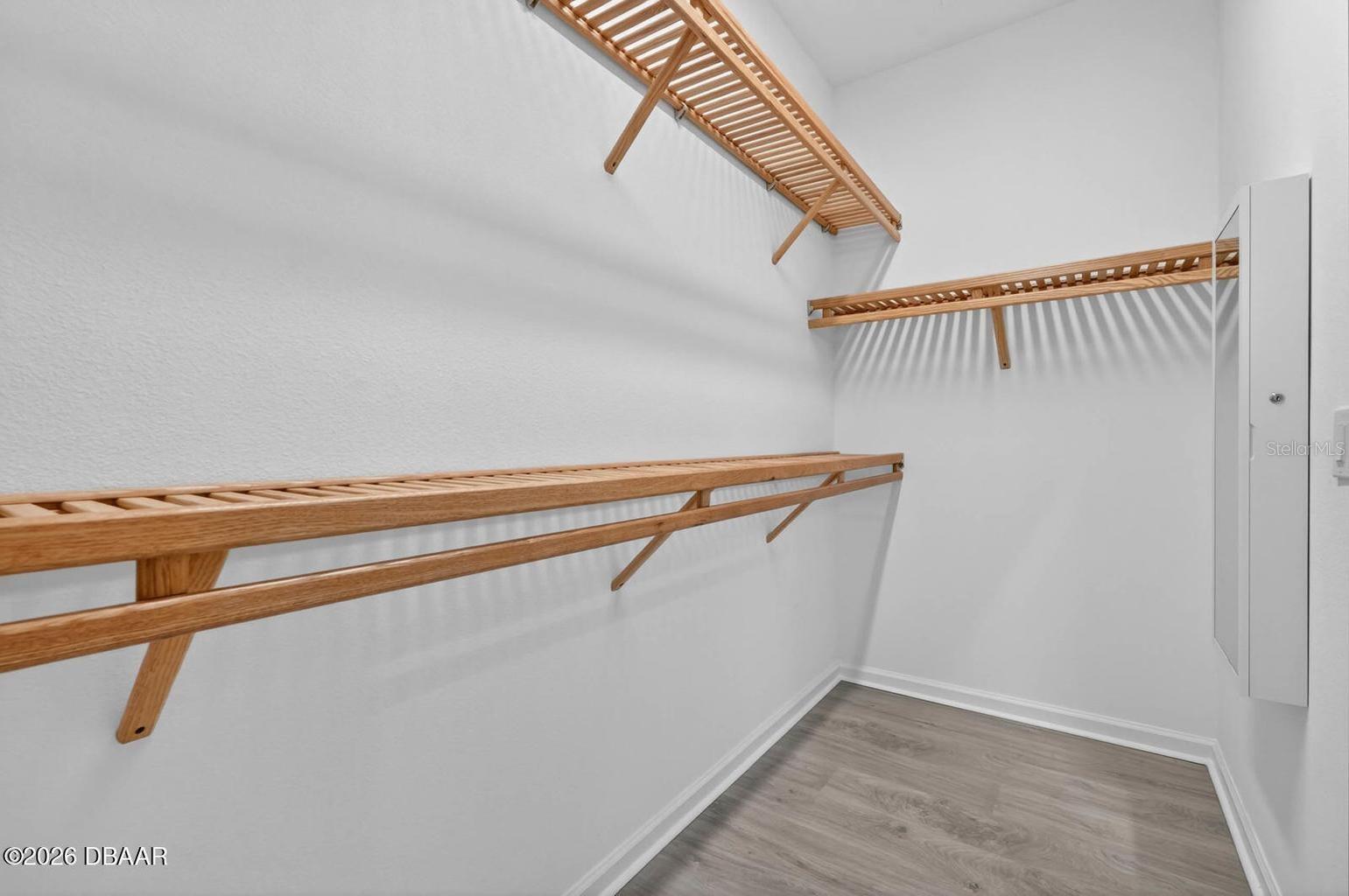 Primary walk in closet