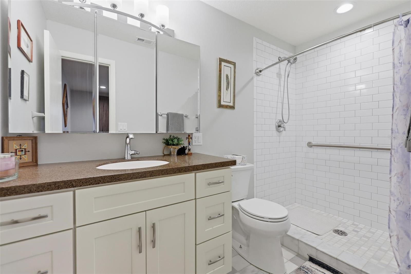 Primary Bath with Accessible Handrail