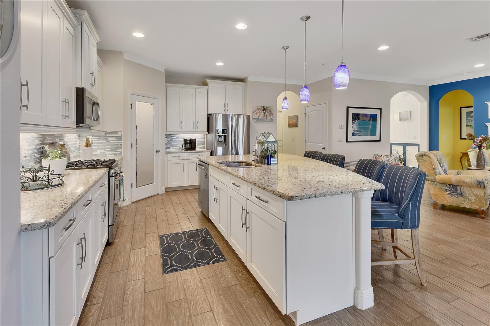 Loads of counter space for preparing and serving