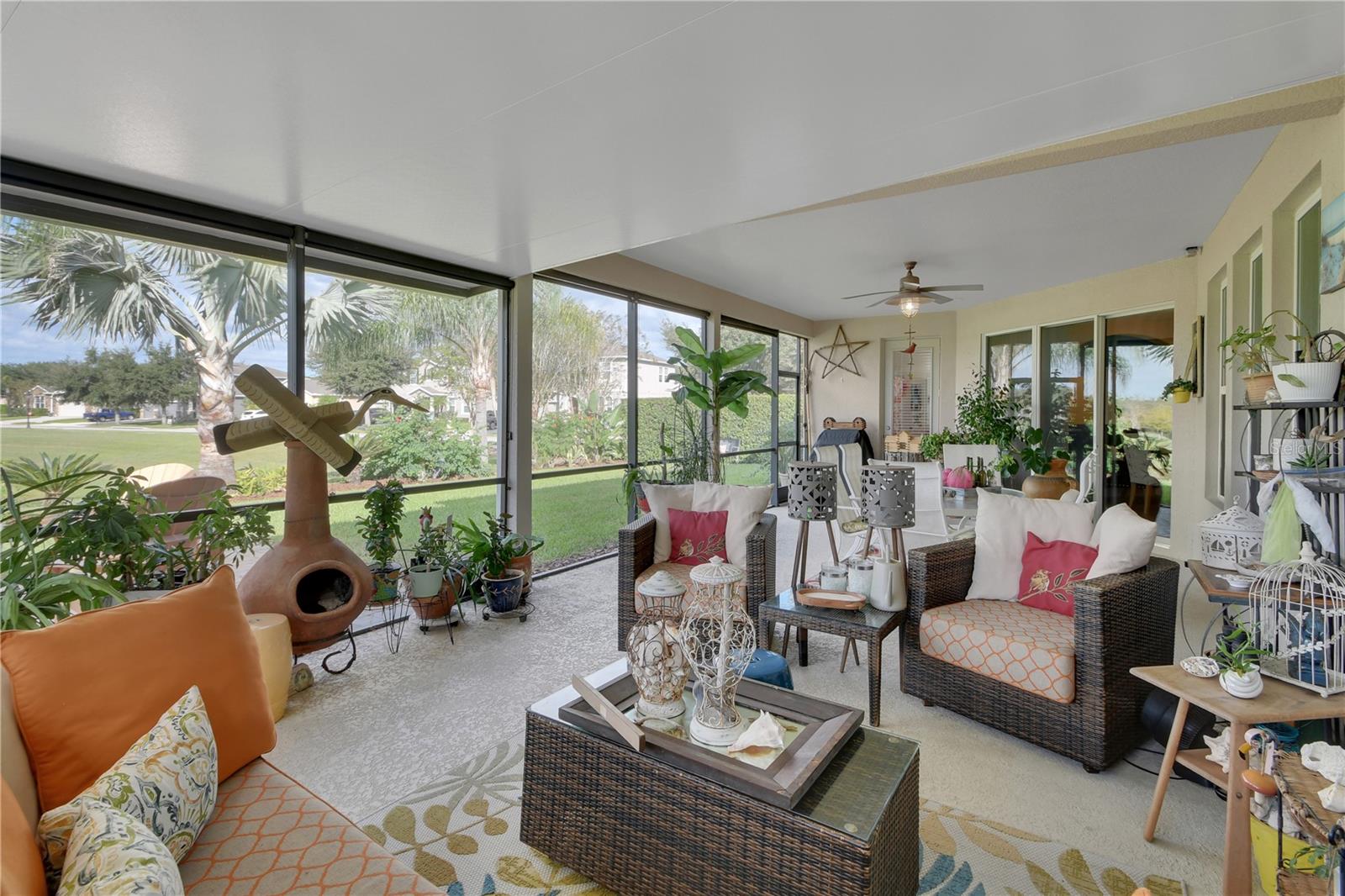 Covered screen lanai