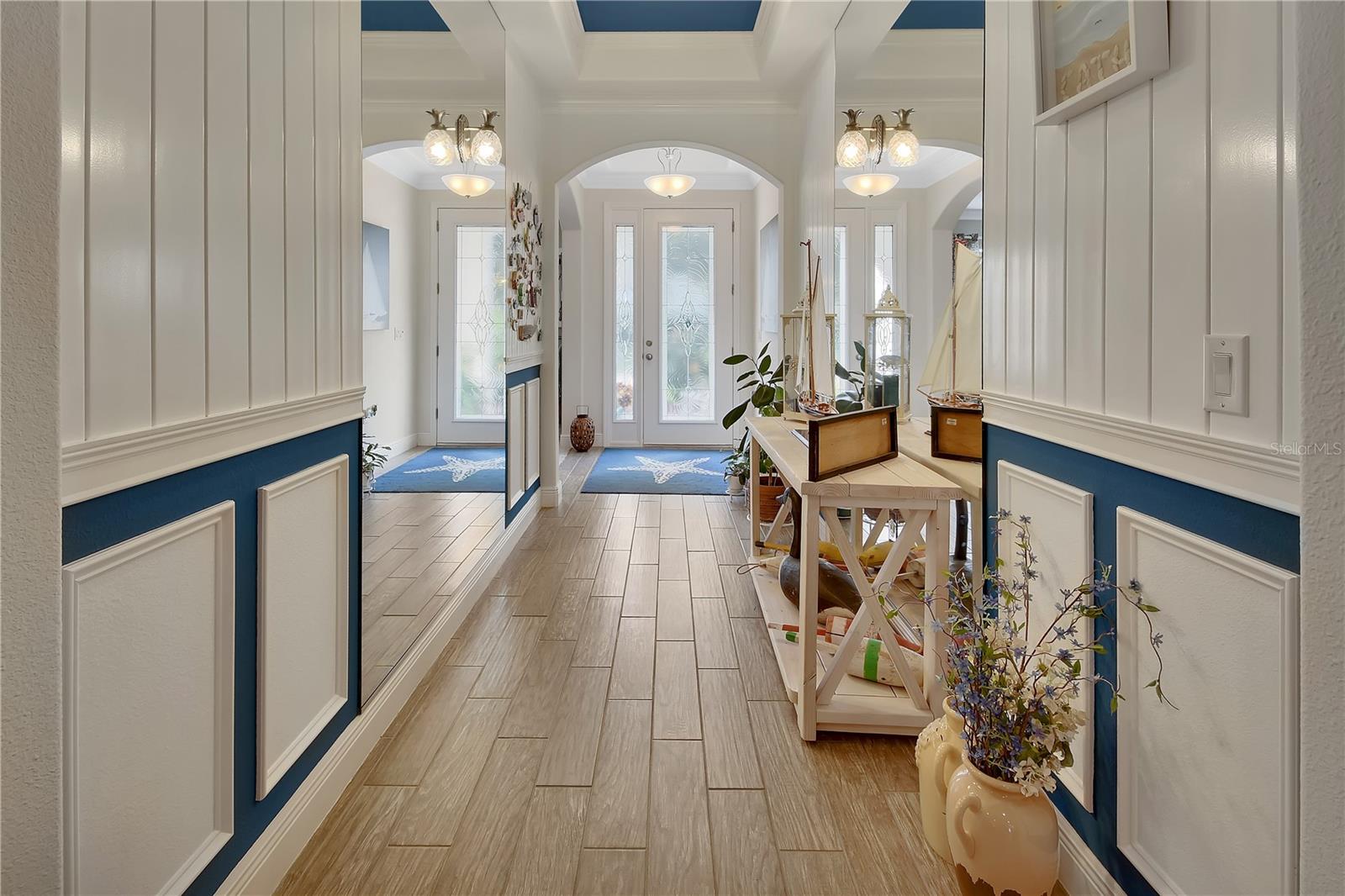 Foyer hallway to Office