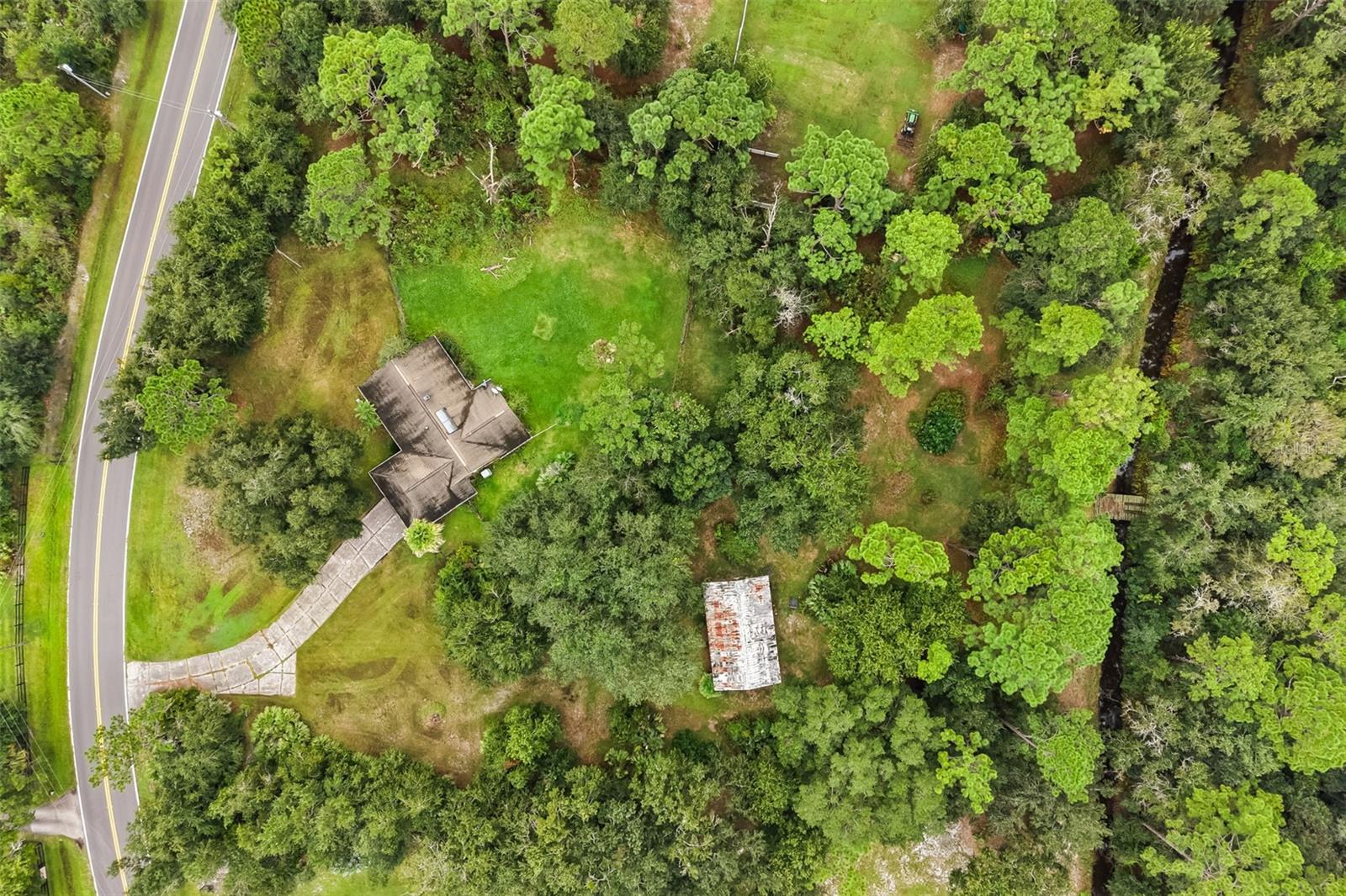 Top down view