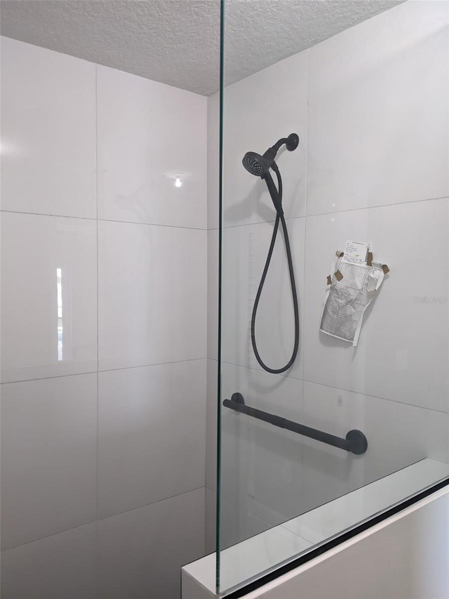 Primary bath updated shower