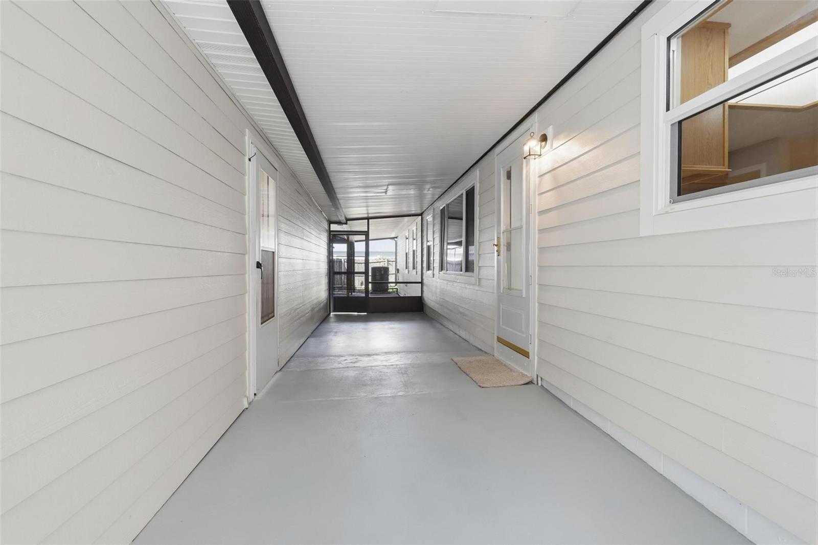 Rear Screened porch