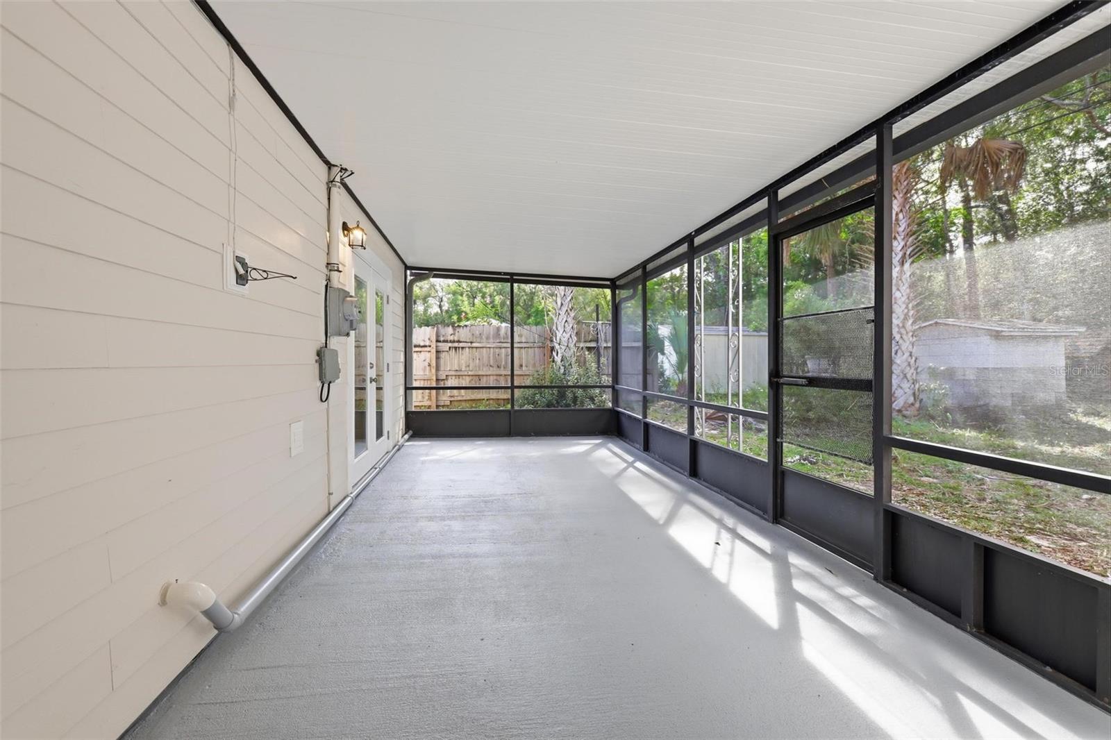 Rear Screened porch