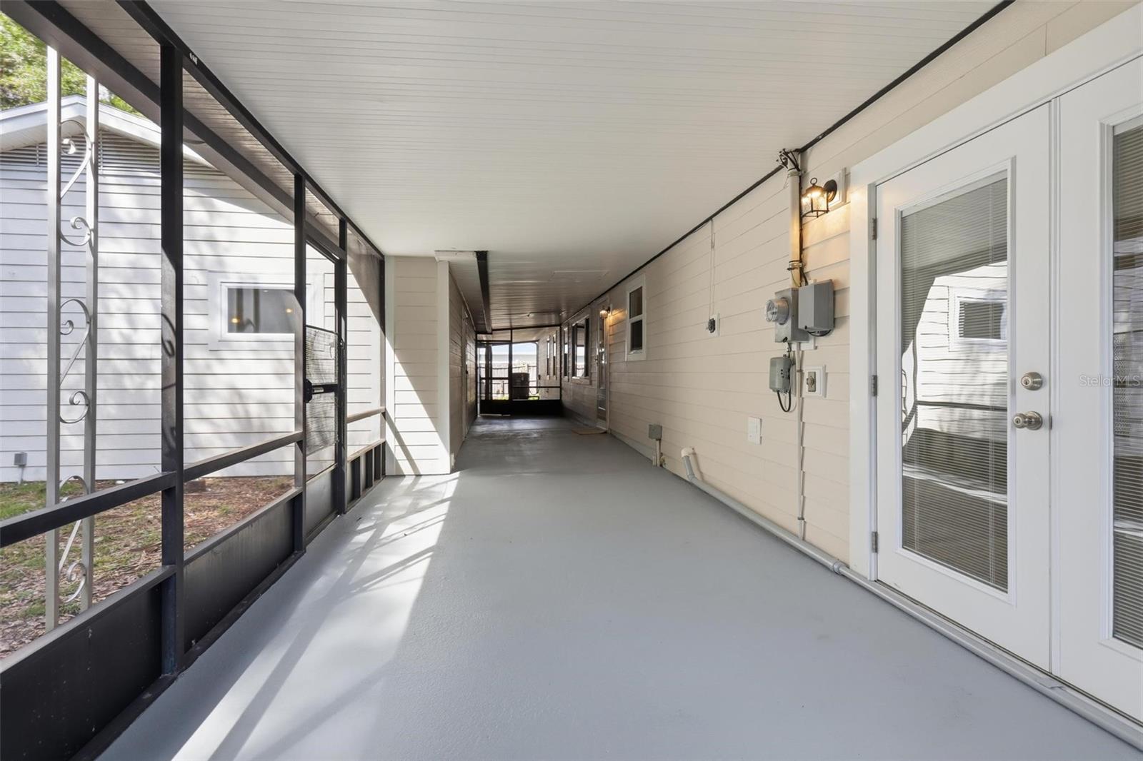 Rear Screened porch