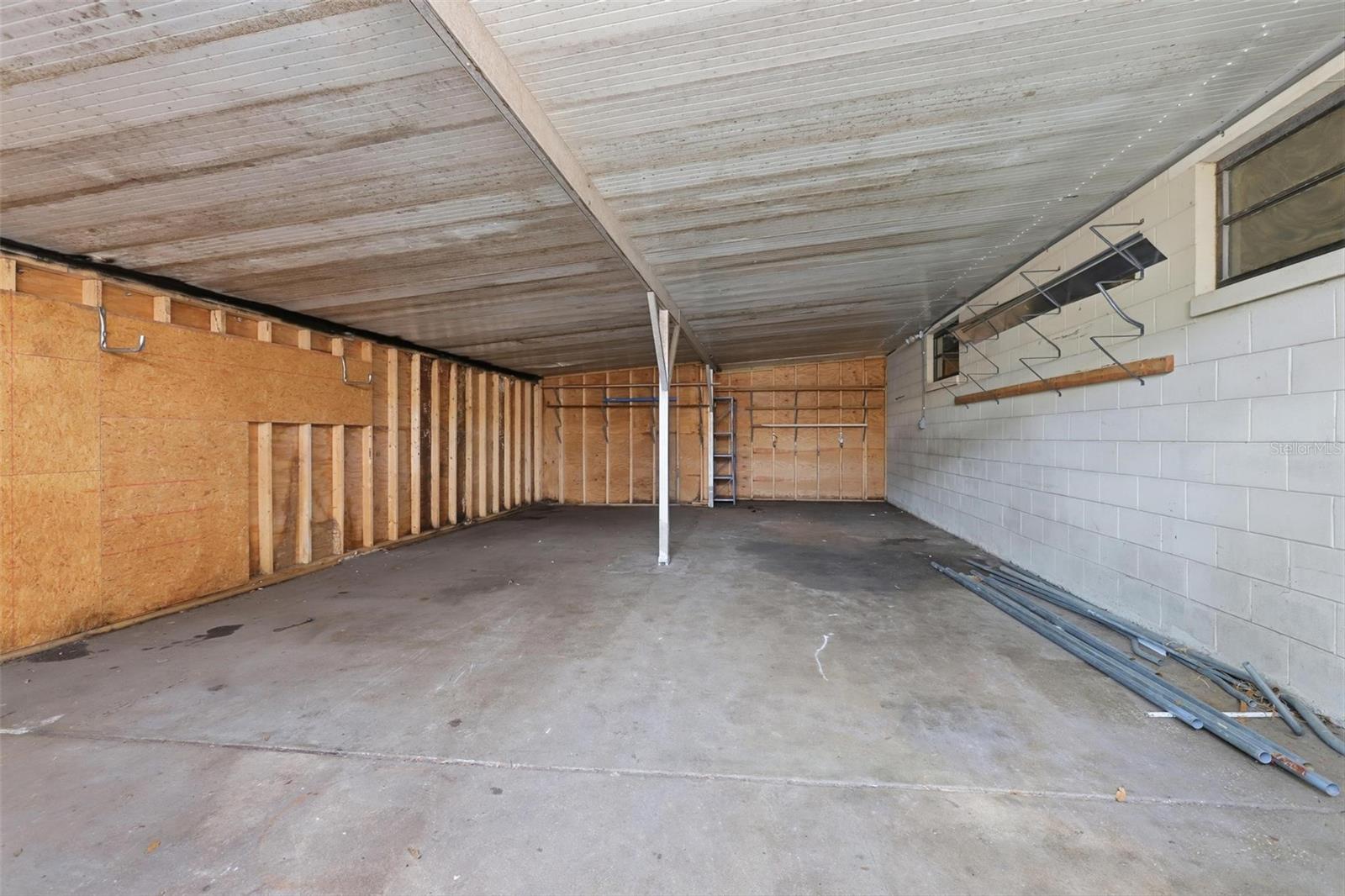 Rear Attached Shed