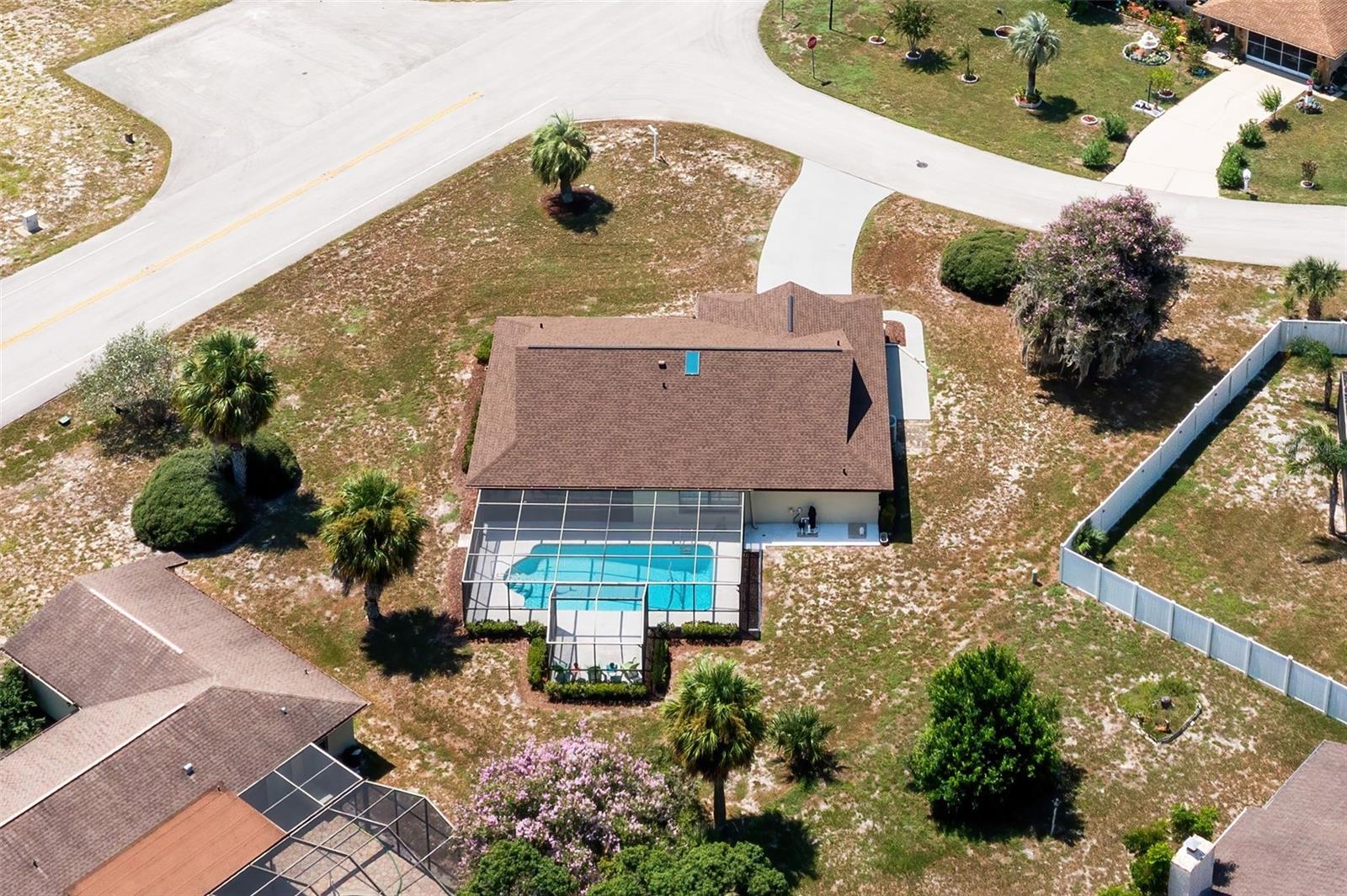 Ariel View of the Home
