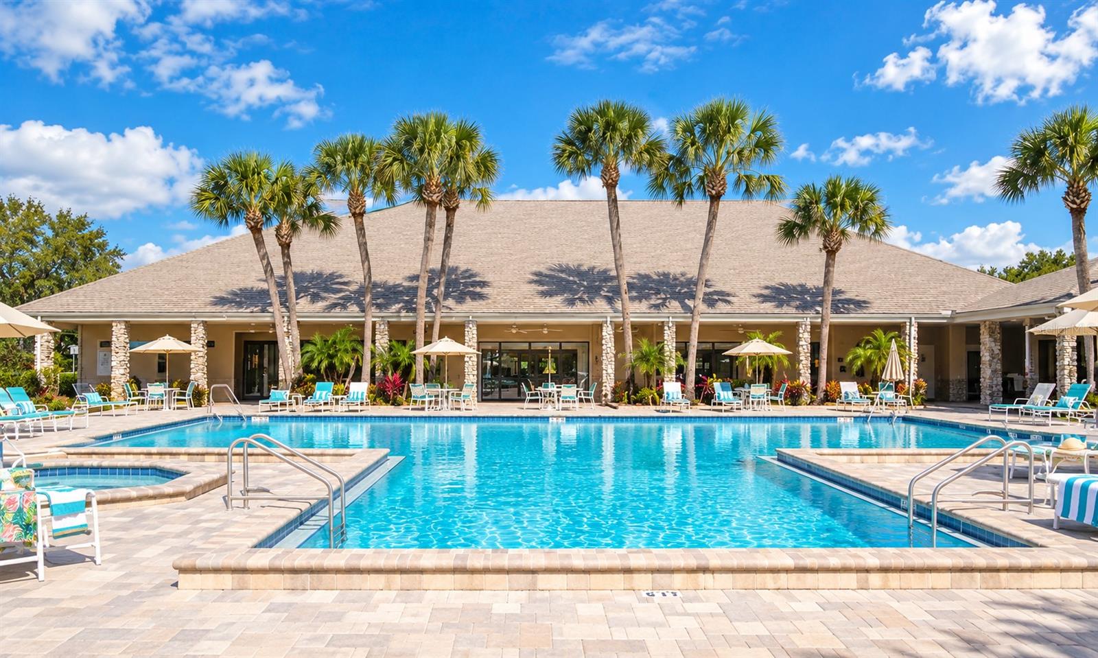 Glorious pool is close to home.