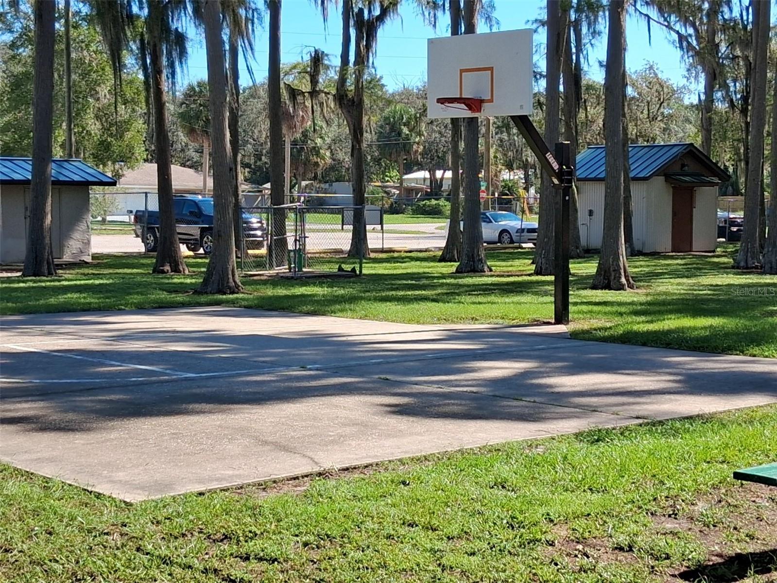 Park basketball court
