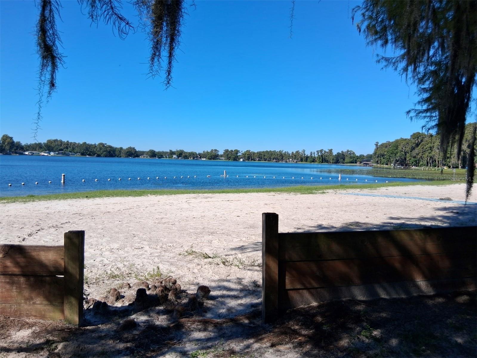 Beach at lake