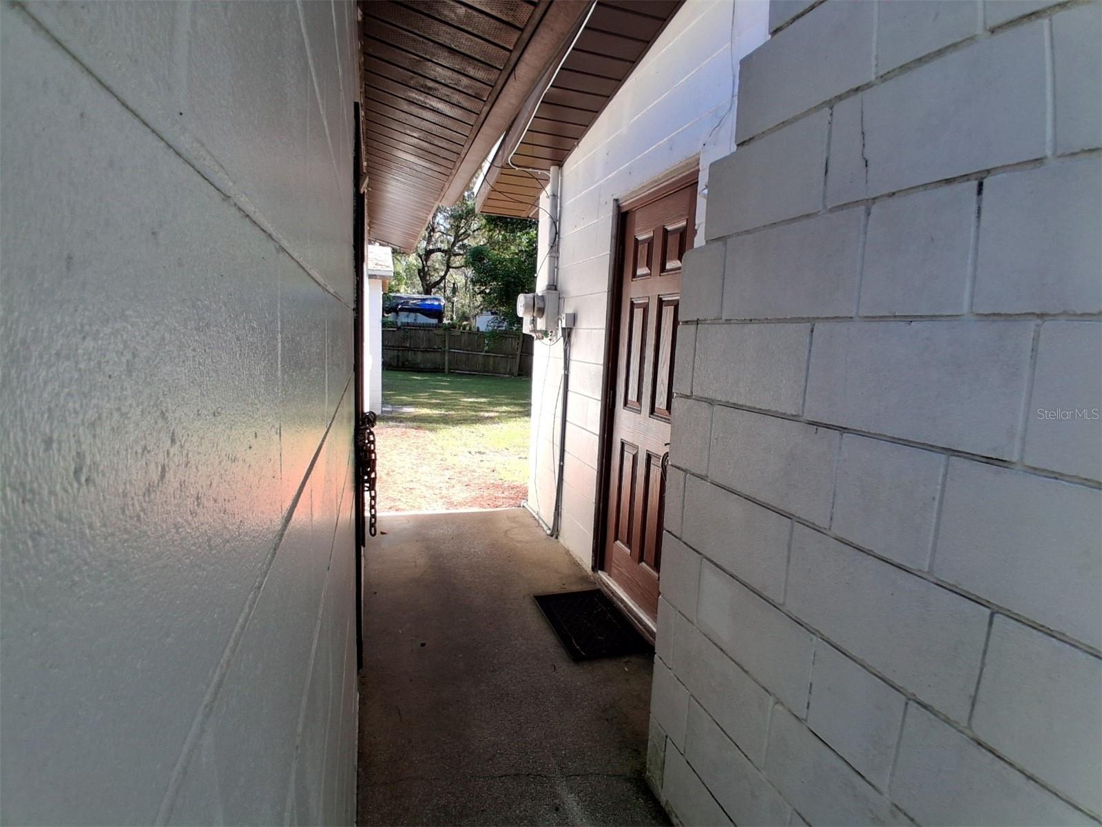 Covered entry Covered entry