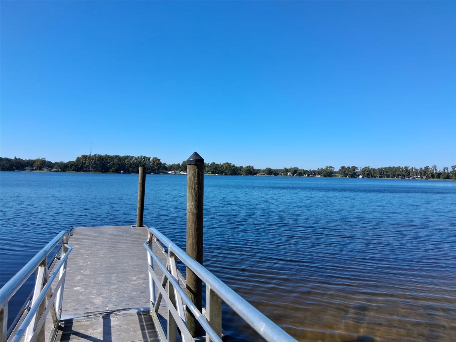 Pier at lake