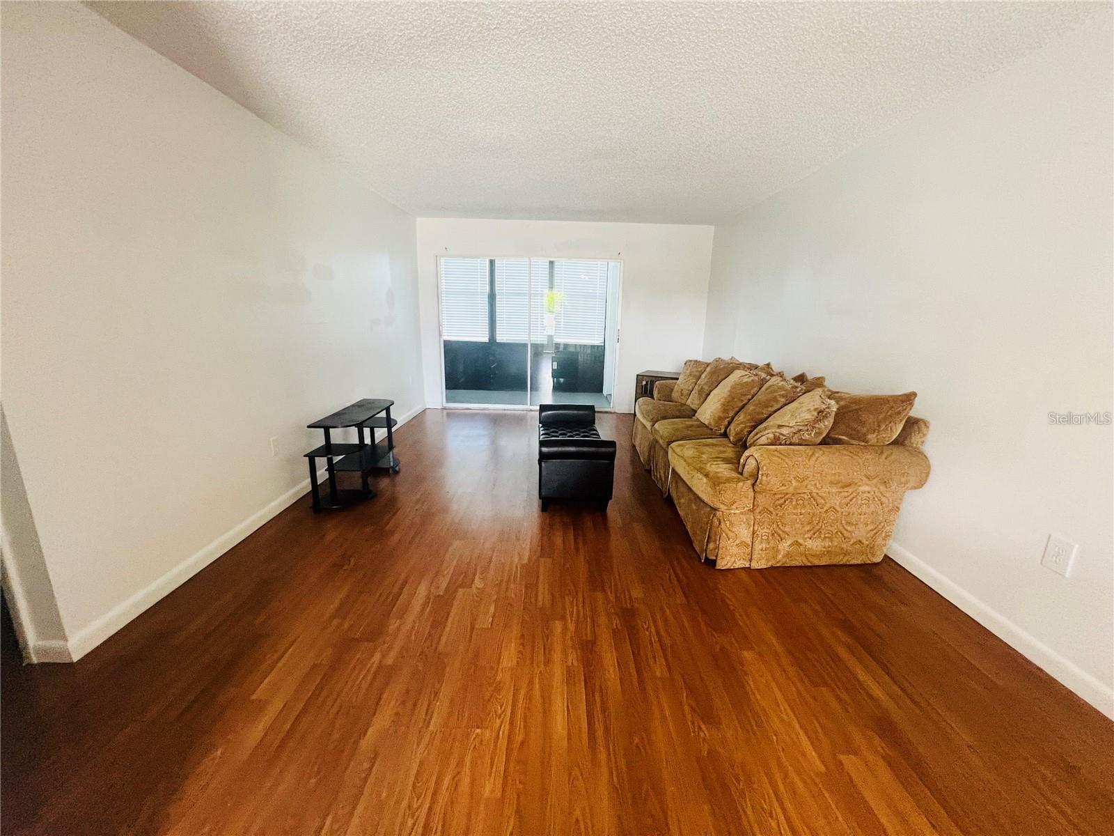 LIVING ROOM VIEW FROM DINING AREA