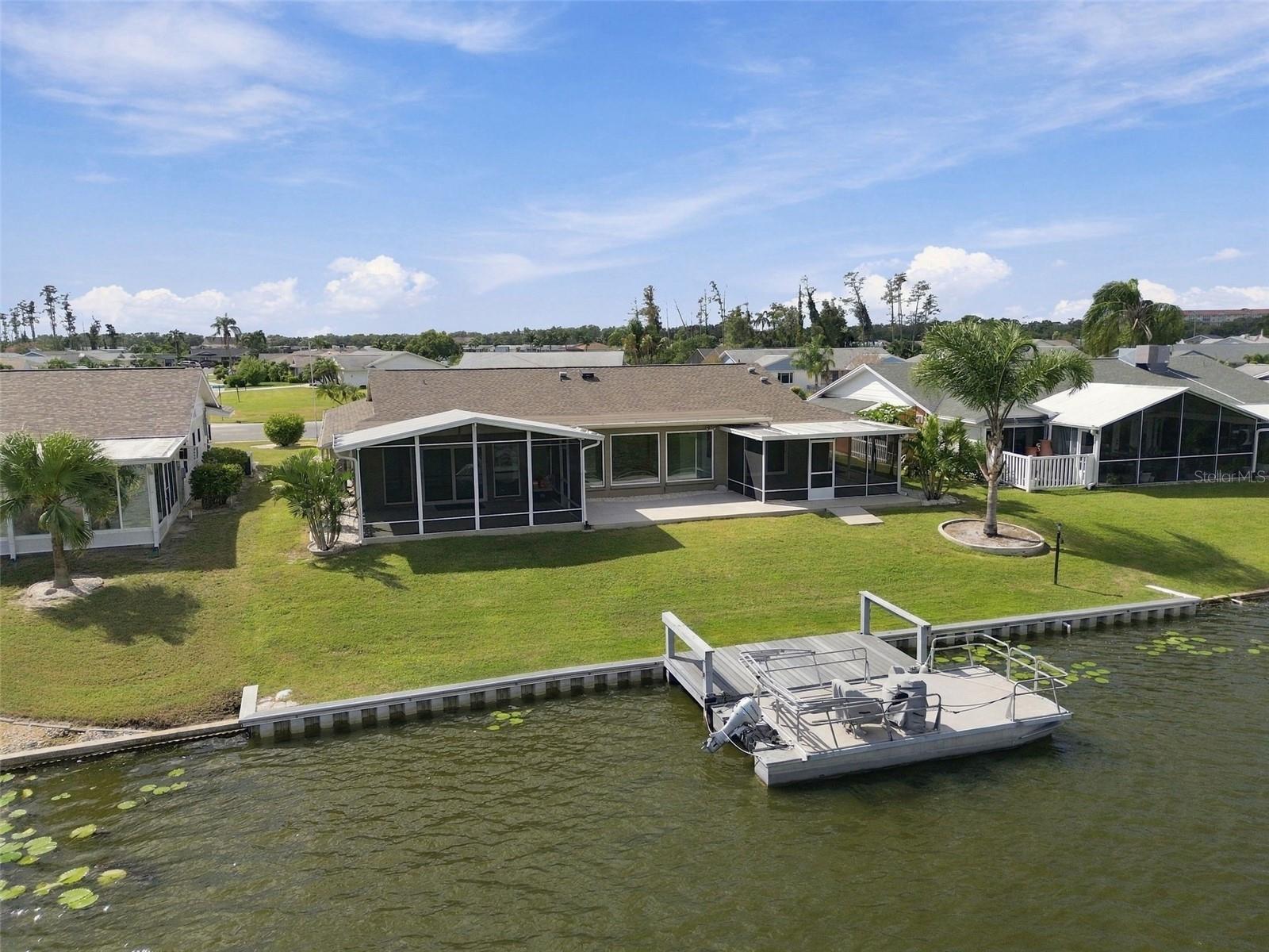 Yard and dock. Pontoon Boat negotiable!