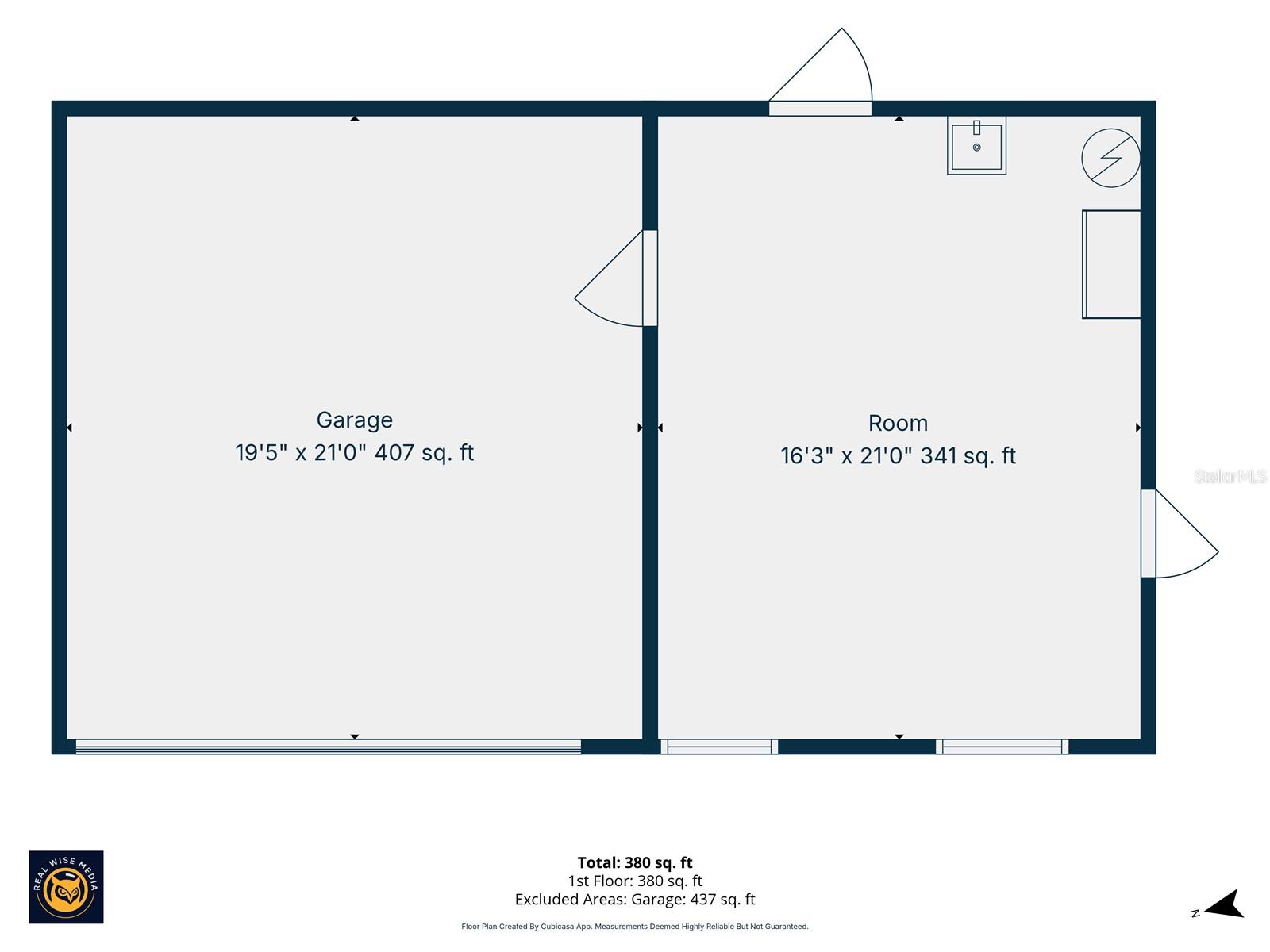 DETACHED GARAGE + GYM/FLEX SPACE