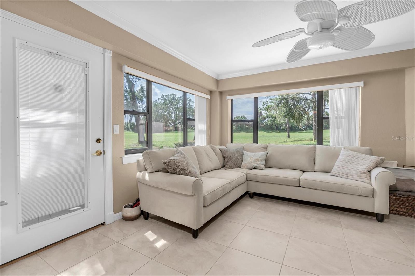 closed in Florida room/office space or guest quarters